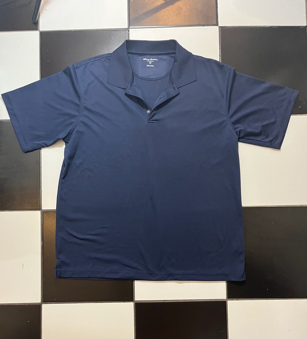 Men's dark blue Tommy Armour Dri-Logic polo, size XL